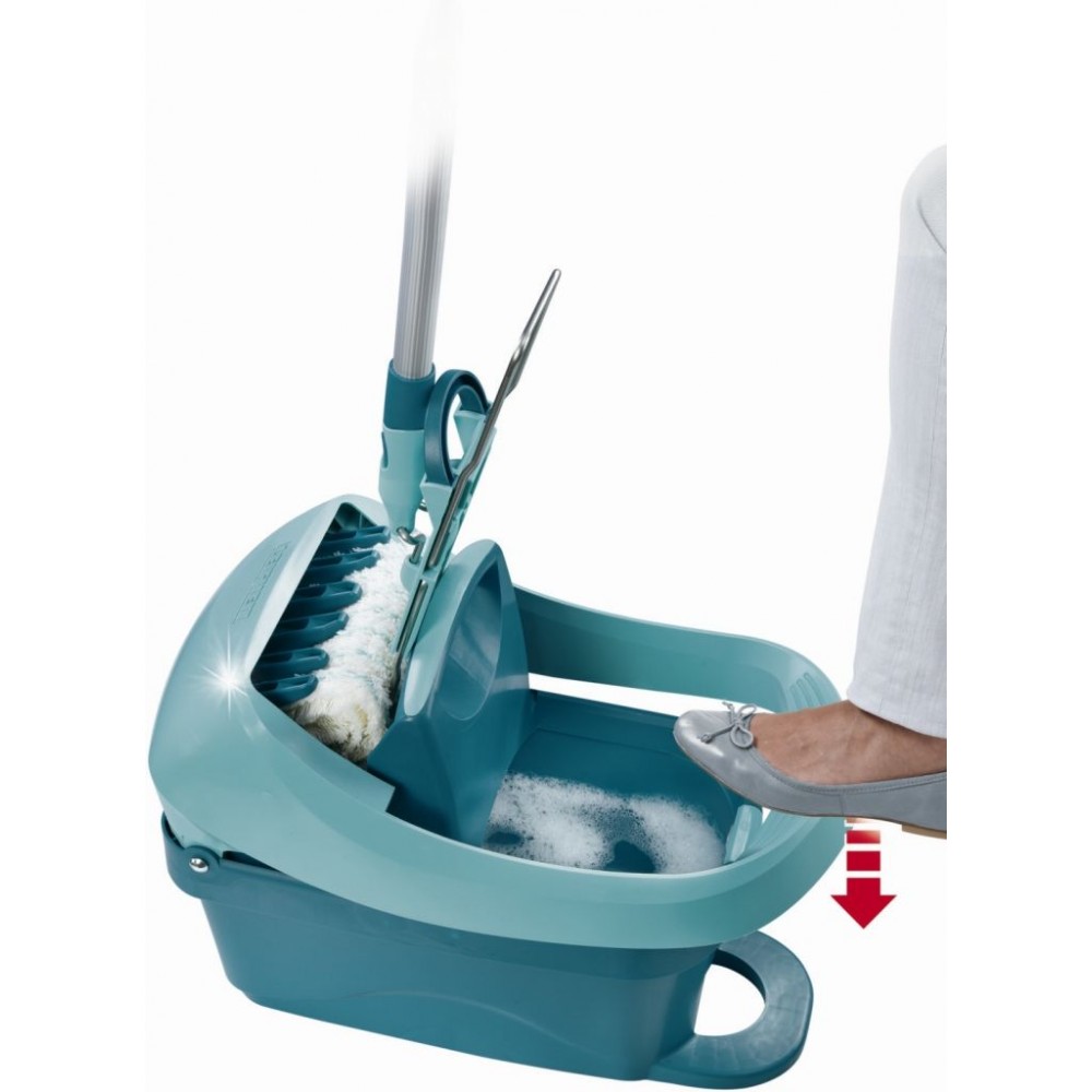 LEIFHEIT Profi Evo Set (Wischtuchpresse mit Bodenwischer) 55077