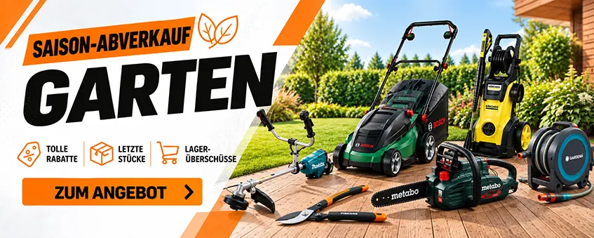 Saison-Abverkauf Garten