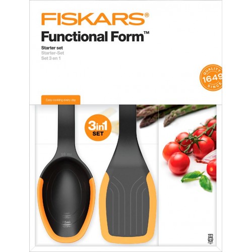 Fiskars Starter Set - Löffel, Kelle und Zange 1027306