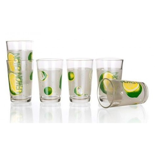 BANQUET LEMON Trinkgläser 6 St. 230ml 04240100 BANQUET LEMON Trinkgläser 6 St. 230ml 04240100