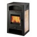 HAAS+SOHN Kaminofen Adria mini II, schwarz - beige Fliese 0431715010000