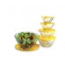 BANQUET Bubble 5-teiliger Set mit Kunststoffdeckel 04BTB15