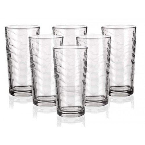 BANQUET PURE WAVE 6 Gläser Long 270 ml 04N109B-B BANQUET PURE WAVE 6 Gläser Long 270 ml 04N109B-B