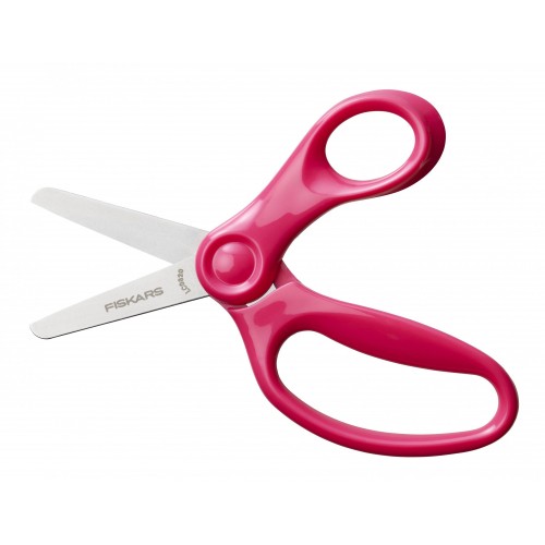 Fiskars Kinderschere mit abgerundeter Spitze, rosa, 13 cm (6+) 1064070