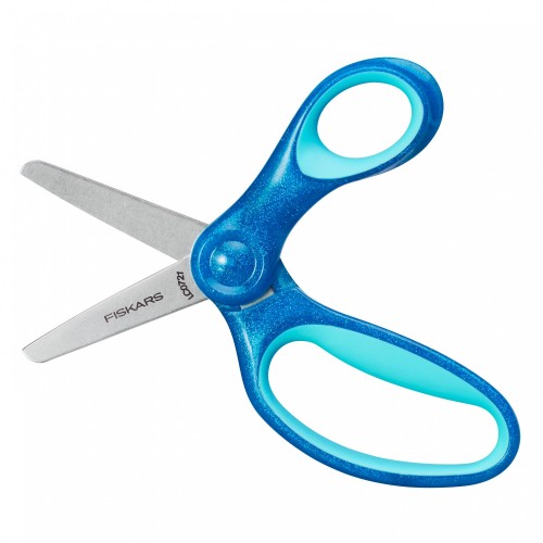 Fiskars Kinderschere mit Glitzer, blau, 13 cm (6+) 1064073 Fiskars Kinderschere mit Glitzer, blau, 13 cm (6+) 1064073