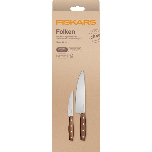 Fiskars Folken 2er-Set Messer 1075690 Fiskars Folken 2er-Set Messer 1075690