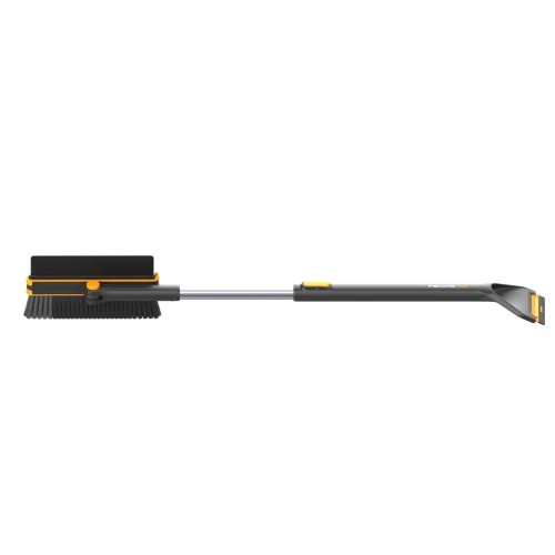 Fiskars X-series Teleskop-Schwenksauger mit Besen und Schaber 1078492