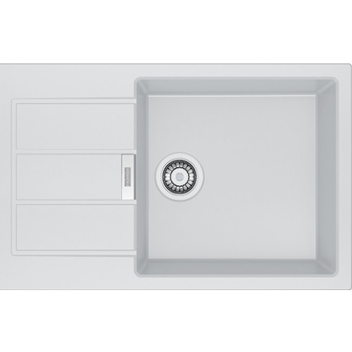 Franke Sirius SID 611-78/45 BB, 780x500 mm, Spüle tectonite, weiß, 114.0504.169 Franke Sirius SID 611-78/45 BB, 780x500 mm, Spüle tectonite, weiß, 114.0504.169