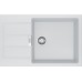 Franke Sirius SID 611-78/45 BB, 780x500 mm, Spüle tectonite, weiß, 114.0504.169