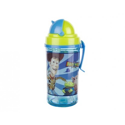 BANQUET Trinkflasche mit einem Strohhalm 350 ml, Toy Story 1222TO33522
