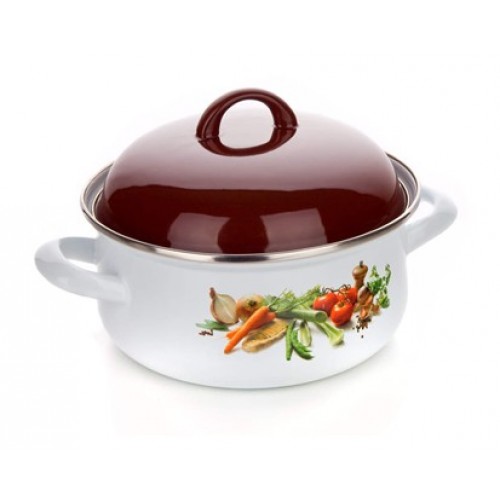 BANQUET Emaillierten Topf 16 cm Gemüse 13SM1CLL16 BANQUET Emaillierten Topf 16 cm Gemüse 13SM1CLL16