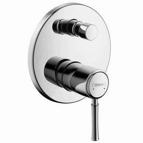 Einhebel-Wannenmischer 14145820 Unterputz brushed nickel