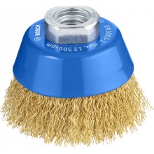 BOSCH PRO Metal clean Topfbürste, 70 x 0,30 mm, Gewinde, vermessingt 1608614020