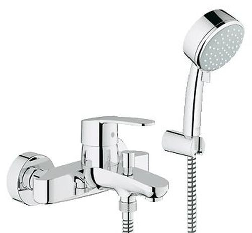 GROHE Eurostyle C Einhand-Wannenbatterie mit Handbrause, 33592002