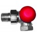 HERZ TS-90-V-Thermostatventil Achsenventil rechts 1/2", M 28 x 1,5 rote Blende 1775967