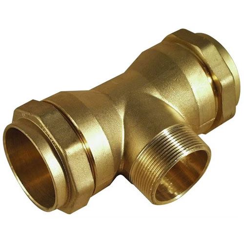 ISIFLO T-131 T-Stück mit Außengewinde am Abgang, 40 × 5/4" × 40 mm, PN16 2.1.131.40114