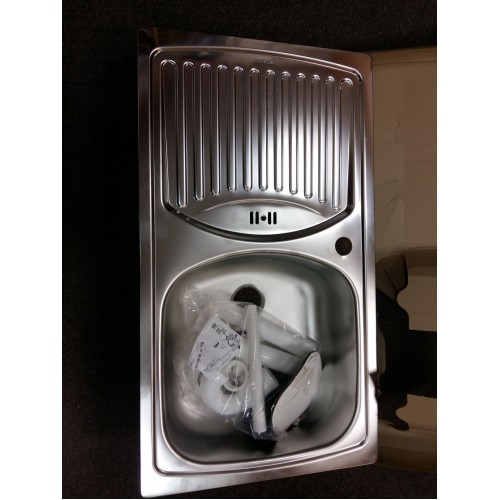 ALVEUS BASIC 150 Edelstahl Spüle Satin 1009158 ALVEUS BASIC 150 Edelstahl Spüle Satin 1009158