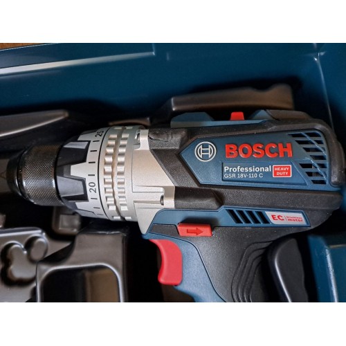 BOSCH GSR 18V-110 C Akku-Bohrschrauber 18V, mit Koffer 06019G0109