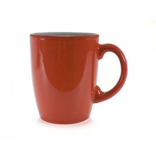 BANQUET Keramik Tasse Rot/ Grau 310 ml 202991 RG