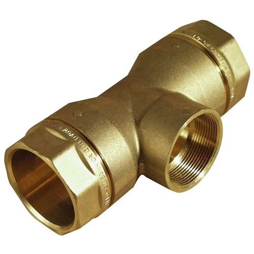 ISIFLO T-132 T-Stück mit Innengewinde, 32 mm × 1" × 32 mm 2.1.132.321