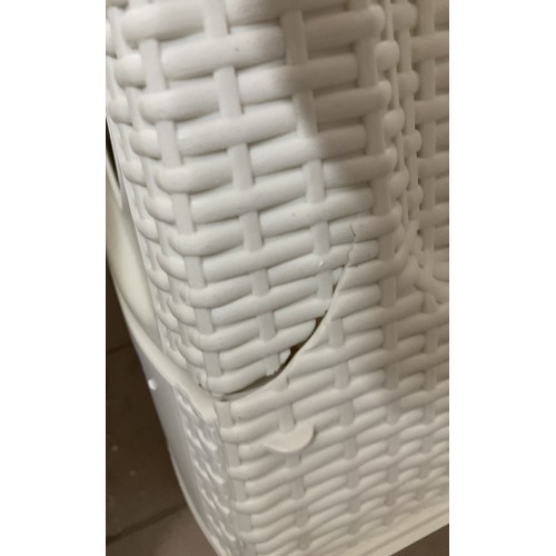 Ausverkauf CURVER RATTAN Katzentoilette 38,5 x 40 x 51 cm creme 00615-P16 Beschädigt