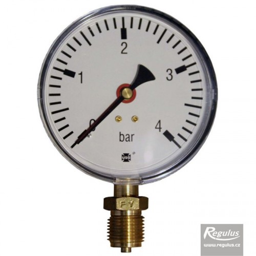 REGULUS MR10004BL Manometer 4 bar, G 1/2" unten, O100 mm, 2170