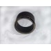 Rauchrohring - doppelwandiges Wandfutter O200 x 1,5 mm schwarz