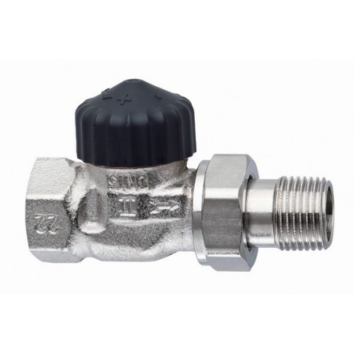 HEIMEIER Thermostat-Ventilunterteil m. verkürzten Baumaßen 1/2" Durchgangsform 2216-02.00