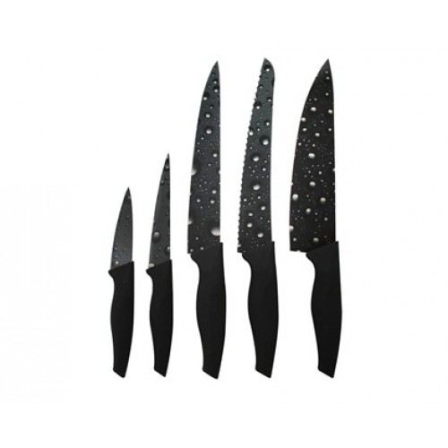BANQUET 5-teiliges Messer-Set Nero Frizzante 25LI008205 BANQUET 5-teiliges Messer-Set Nero Frizzante 25LI008205