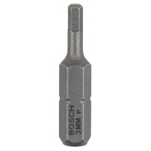BOSCH Extra Hard-Schrauberbits HEX 3, 25 mm 2607001722