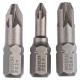 BOSCH Extra Hard-Schrauberbit-Multipacks (PZ) PZ1; PZ2; PZ3; 25 mm 2607001753