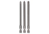 BOSCH Extra Hard-Schrauberbit-Multipacks PZ1; PZ2; PZ3; 89 mm 2607001761