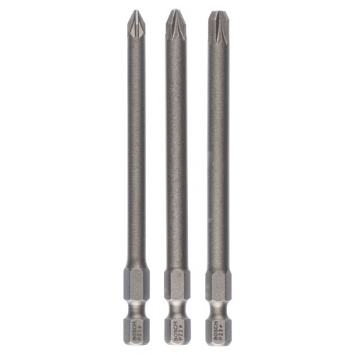 BOSCH Extra Hard-Schrauberbit-Multipacks PZ1; PZ2; PZ3; 89 mm 2607001761