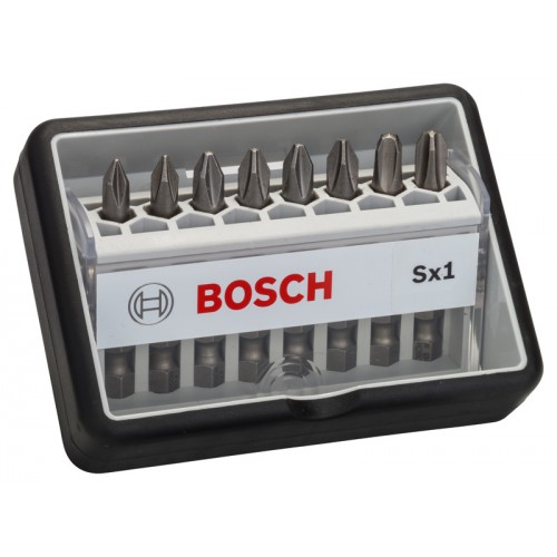 BOSCH 8tlg. Robust Line Schrauberbit-Set Sx Extra-Hart 2607002556