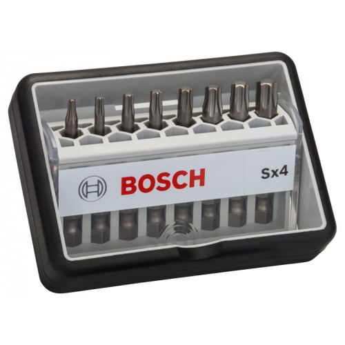 BOSCH 8-teiliges Schrauberbit-Set, Robust Line, Sx T, Extra Hard-Ausführung 2607002559