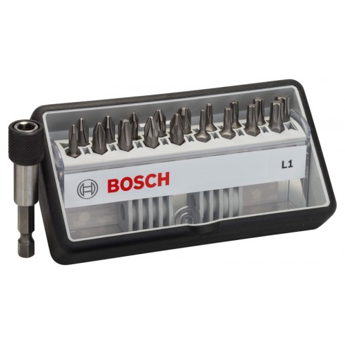 BOSCH 18+1-teilig Schrauberbit-Set Robust Line L Extra-Hart 25 mm 2607002567