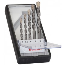 BOSCH 5-teiliges CYL-3 Betonbohrer-Set, Robust Line, 5–8 mm 2607010526