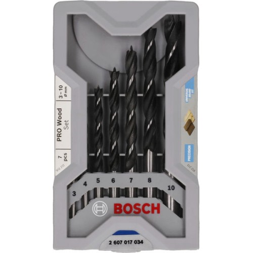 BOSCH X - PRO Holzbohrer-Set, 7-teilig, 3 - 10 mm, 2607017034