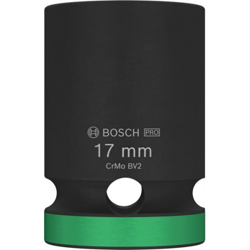 BOSCH PRO Impact Steckschlüsselsatz, 1/2", 17 mm, Standard 2608003048