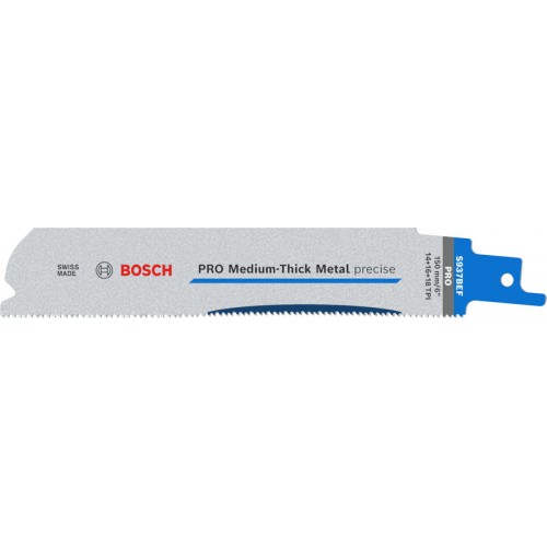 BOSCH Säbelsägeblatt PRO Medium S937BEF 1,1 x 25 x 150 mm, 25-tlg 2608658992