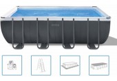 Intex Ultra XTR Rectangular Frame Pools Schwimmbad 549 x 274 x 132cm filterpumpe 26356GN