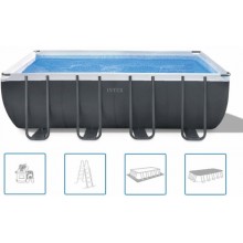 Intex Ultra XTR Rectangular Frame Pools Schwimmbad 549 x 274 x 132cm filterpumpe 26356GN