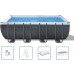 Intex Ultra XTR Rectangular Frame Pools Schwimmbad 549 x 274 x 132cm filterpumpe 26356GN