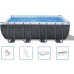 INTEX Ultra XTR Frame Pools Set Ultra Schwimmbad 549x274x132 cm mit sandfilter 26356NP