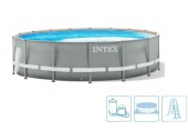 INTEX PRISM FRAME PREMIUM POOLS Schwimmbad 457 x 122 cm filterpumpe 26726GN