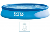 INTEX Easy Set Pool Schwimmbecken 396 x 84 cm filterpumpe 28142GN