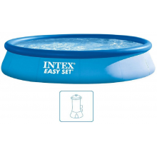 INTEX Easy Set Pool Schwimmbecken 396 x 84 cm mit kartuschenfilteranl 28142NP