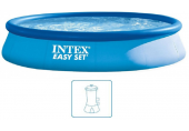 B-WARE INTEX Easy Set Pool Schwimmbecken 457 x 84 cm filterpumpe 28158NP