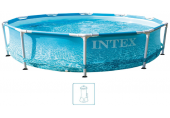 INTEX METAL FRAME POOLS Schwimmbad 305 x 76 cm mit kartuschenfilteranl 28208GN