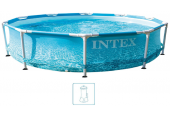 B-Ware!INTEX METAL FRAME POOLS Schwimmbad 305 x 76 cm 28208GN-OV beschädigt!